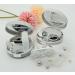 FEILIBAY 2pcs Marble Contact Lens Case - All-in-One Travel Container & Soaking Kit (Silver) - Shop Internationally! - Buy Online on GoSupps.com