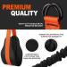 Pull Up Assistance Bands Set - 4 Heavy Duty 300lbs Resistance Bands for Home Gym | Adjustable Weight & Footrest for Enhanced Strength Training - Buy Online on GoSupps.com