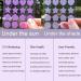 16 UV Detecting Stickers UV Detection Reminder Waterproof UV Stickerfor Sunscreen Reapply Reminder Color Changing Stickers Sweatproof for Swimming & Outdoor Travel - Buy Online on GoSupps.com