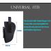 LonHon Universal IWB Holster for Handguns | Concealed Carry Inside/Outside Waistband | Black - Buy Online on GoSupps.com