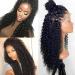 Front lace Perckes Human Hair 13x6 150 % Density for Black Women Brazil Pre -drawn 360 degrees Lace wig without glue Real hair Witness Suitable for black women with baby hair 14 inches