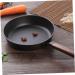 ABOOFAN Pan Mini Wok Egg Frying Skillet Stainless Steel Wok Mini Griddle Cooking Pot Stainless Steel Cooking Utensils No Stick Stainless Steel Cookware Wooden Omelette Plate Flat - Buy Online on GoSupps.com
