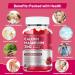 Calcium Magnesium Zinc Gummies with Vitamin D3 & K2 for Bone Muscle & Immune Support - High Potency Enhanced Absorption - 60 Raspberry Gummies - Buy Online on GoSupps.com