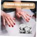 Gogogmy Stainless Steel Mixing Cup Set for Acrylic Nails & Manicure Accessories | Nail Art Storage & Cleaning Tools - Buy Online on GoSupps.com