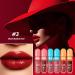 Lip Gloss | 6 x 5ml Bottles of Liquid Lipstick - Nourishing Non-Sticky Lipstick Makeup Set for Travel Going Out Wedding - Buy Online on GoSupps.com