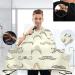 visesunny Mustache Men Barber Cape Anti-Static Hair Cutting Cape with Snap Closure Professional Salon Polyester Beard Shaving Bib Water-Resistant Hairdressing Cape Adjustable Snap Multi9 Large - Buy Online on GoSupps.com