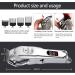 Beard Trimmer Hair Clippers Men Electric Beard Trimmers for Men Professional Cordless Hair Trimmer Cordless Rechargeable Hair Clippers with LED Display & 8 Limit Combs - Buy Online on GoSupps.com