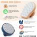 Wooden Scalp Massager Shampoo Brush for Wet & Dry Hair Care - Shower Brush Scalp Scrubber with Soft Silicone Bristles for Dandruff Removal & Hair Growth - Buy Online on GoSupps.com