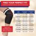 Doctor Developed Knee Brace Compression Sleeve + Handbook - Joint Disease Relief for Running & Weightlifting (Black XL) - Buy Online on GoSupps.com