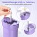 Portable Water Flosser Kit | Cordless Rechargeable Mini Oral Irrigator with DIY Mode | 5 Jet Tips | IPX7 Waterproof | for Travel and Home - Mini Purple - Buy Online on GoSupps.com