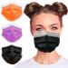 3-Ply Breathable Disposable Face Mask (Black) - Made in USA - Comfortable Elastic Ear Loop | Non-Woven Polypropylene | Block Dust & Air Pollution | For Business and Personal Care (50pcs) 50 Count (Pack of 1) Black