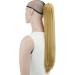 IMISSU Thick Straight Jaw Claw Ponytail Hair Pieces Extensions Pony Tail Clip in Hairpiece 24 Inches (Straight Copper) - Buy Online on GoSupps.com