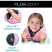 FLOWZOOM Kids Travel Pillow - Memory Foam Neck Pillow for Car & Plane | Comfy Kids Pink Design - Buy Online on GoSupps.com