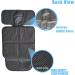 EMERSONGEARS Car Seat Protector 600D Waterproof Anti-slip Mat with Storage Bag | Universal Front & Rear Seats | Easy Install | Black Line - Buy Online on GoSupps.com