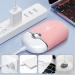Geisofu USB Mini Portable Bladeless Fan for Eyelash Extension - Rechargeable & Electric (Light Pink) - Buy Online on GoSupps.com