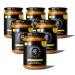 Lion content - organic stew "chickpea curry" - 570g glass with creamy coconut milk & hemp seeds - without adding sugar and gluten -free - ready dish with a lot of protein and carbohydrates - quantity: 6 6