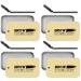 4 Pack Eyebrow Soap Eyebrow Wax Brow Soap Long Lasting Eyebrow Gel Clear Waterproof Brows Styling Soap Kit Natural Eyebrow Makeup for Women 16 g (Pack of 4)
