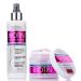 Advanced Clinicals Biotin Mask: Anti-Breakage Split End Repair & Frizz Control with Leave-in Conditioner - 2PC Set for Replenished Moisturized Hair