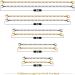 10Pcs Stainless Steel Gold Silver Necklace Extenders with Lobster Clasps - Jewelry Making Accessories - Buy Online on GoSupps.com