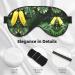 Banana & Palm Print Unisex Sleep Mask | Double-Sided Eye Mask for Optimal Sleep & Skin Care - Buy Online on GoSupps.com