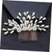 DOITOOL Bridal Hair Clip Bridesmaid Hair Accessories Hair Side Comb Clip Hair Combs for Women Clip Wedding Hair Comb Crystal Hair Comb Hair Jewels for Women Tiara Miss Hairpin Pearl - Buy Online on GoSupps.com