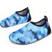 JIASUQI Kids Water Shoes Quick Dry Aqua Socks for Beach Swimming - Blue Whale (8.5/9 UK Child) - Buy Online on GoSupps.com