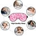 Breast Cancer Awareness Print Sleep Eye Mask - Soft Blindfold with Elastic Strap for Travel & Night Sleep - Buy Online on GoSupps.com