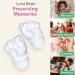 Luna Bean Baby Keepsake Hand Casting Kit - Infant Hand & Foot Molding for First Birthday & Christmas Gifts - Includes Clear Sealant (Gloss) - Newborn Hand Casting Kit - Buy Online on GoSupps.com