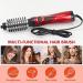 Hot-Air Hair Brushes 3-in-1 Hot Air Styler and Rotating Hair Dryer for Dry Hair Curl Hair Straighten Hair with 2 Interchangeable Brushes 3 Temperature Settings for Dry and Wet Hair - Buy Online on GoSupps.com