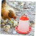 Happyyami House Bird Feeder 1 Set Feeder Chicken Waterer Chicken Water Dispenser Anti-Spatter Food Troughs Automatic Food Plate - Buy Online on GoSupps.com