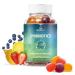 BeLive Prebiotic Fiber & Probiotic Gummies  High Strength Inulin (3g), Dietary Fiber Supplement, Digestive Support for Kids - Strawberry, Lemon, Blueberry Flavor (60Ct) 1
