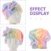 NOLITOY Quick Dry Hair Towel Wrap for Women - Cute Bowknot Design Super Absorbent for Curly & Thick Hair Colorful Elastic Hair Cap - Buy Online on GoSupps.com