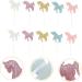 HOMSFOU 10pcs Unicorn Plugin Sequin Cupcake Toppers Cake Decorations Rainbow Cupcake Toppers Dessert Topper Celebration Party Decor Glitter Bride Cloth Insert Card Sequins Assorted Color 12x6cm - Buy Online on GoSupps.com