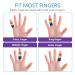 MEITREND Finger Protectors Sleeves - 10 Pcs Thumb Splint Brace for Pain Relief - Breathable Elastic Support for Arthritis, Trigger, Basketball, Baseball - Colorful Compression Tape - Buy Online on GoSupps.com