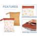 Seaur Wetbag Baby Kinder | Waterproof Reusable Diaper Bag - 2 Pack (30x40cm) for Daycare Beach Pool & Gym - Buy Online on GoSupps.com