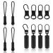 12th zipper replacement removable zipper zipper zipper zipper repair zipper pull tab for jackets jeans wallets backpacks suitcases (3 styles)