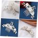 Ipetboom Bride Hair Comb Wedding Bride Hair Accessories Wedding Hair Accessories Wedding Hair Comb Bridal Hair Comb Flower Hair Side Comb Miss White Manual Metal Crystal Flower - Buy Online on GoSupps.com