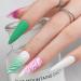 Extra Long Press on Nails XXL Barbie Pink and Green  Jofay Fashion Fake Nails with Designs  False Nails with Glue  Stick on Nails for Women Girls  Natural & Reusable  Acrylic Nail Tips  Alps  24pcs