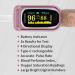 Buy Rechargeable Fingertip Pulse Oximeter - Accurate Blood Oxygen & Pulse Rate Monitor - Includes Charging Cable & Lanyard (Pink) - International Shipping Available - Buy Online on GoSupps.com