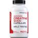 Piping Rock Creatine Monohydrate Capsules | 5g Pills | Micronized | Non-GMO Gluten Free Supplement