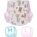 Littleforbig Baby Cuties Printed Adult Diapers - Pink, Size M (28-38) - 10 Pack - Buy Online on GoSupps.com