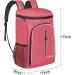 Forich Waterproof Soft Cooler Backpack - Insulated Leak Proof Portable Bag for Work, Travel, Beach, Camping - Watermelon Red - Buy Online on GoSupps.com