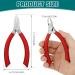 Jeffdad Cuticle Trimmer Red Stainless Steel 5 mm Cuticle Nipper with Rubber-Coated Handle Manicure Tools - Buy Online on GoSupps.com