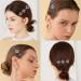 XINCHEN Crystal Flower Hummingbird Hair Clip 4 Pieces Hummingbird Hair Clip with Crystal Flower Fashion Double Layer Mini Hair Clips Sparkling Crystal Stone Braided for Women - Buy Online on GoSupps.com