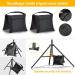 Adjustable 8.5x10ft Backdrop Stand for Parties & Events | Background Support System with Clamps, Clips, Sandbag & Carry Bag - CPLIRIS V2 - Buy Online on GoSupps.com