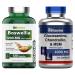 Boswellia Serrata 1200mg (120 Capsules) & Glucosamine Chondroitin MSM Complex 4000mg (240 Capsules)