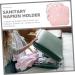 Amosfun 2-in-1 Storage Bag for Women's Essentials | Stylish Wall Organizer for Wallets Tampons and More | Perfect Privacy Bag for Menstrual Products & Mini Diapers - Rose 16x15x2cm - Buy Online on GoSupps.com