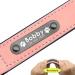 Didog Personalized Leather Dog Collar - Soft Padded Design with Engraved Name Tag for Small & Medium Dogs (M: 27-33 cm Pink) - Buy Online on GoSupps.com