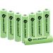 AAA Rechargeable Solar Light Batteries 600mAh 1.2V - 8Pcs NIMH for Garden Lights & Remotes - Buy Online on GoSupps.com