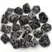 Natural Crystal Rough 1pc Natural Pink Opal Raw Stone Rough Quartz Crystal Rock Specimen Aquarium Home Decoration (Color : Snowflake Obsidian Size : 1pc 20-40mm) 1pc 20-40mm Snowflake Obsidian